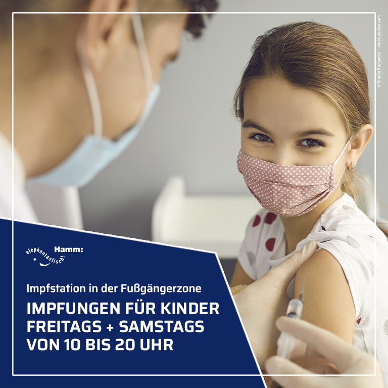 hamm_stadt's tweet photo. Die Stadt Hamm bietet auch nach dem Schulstart weiterhin #Impfungen für #Kinder ab fünf Jahren ohne Termin an. In der #Impfstation in der Innenstadt steht dazu freitags und samstags von 10 bis 20 Uhr ein #Kinderarzt zur Verfügung. 💉 Mehr Infos auf: https://t.co/2zj4mpmjB4 https://t.co/be9p0kuTZj