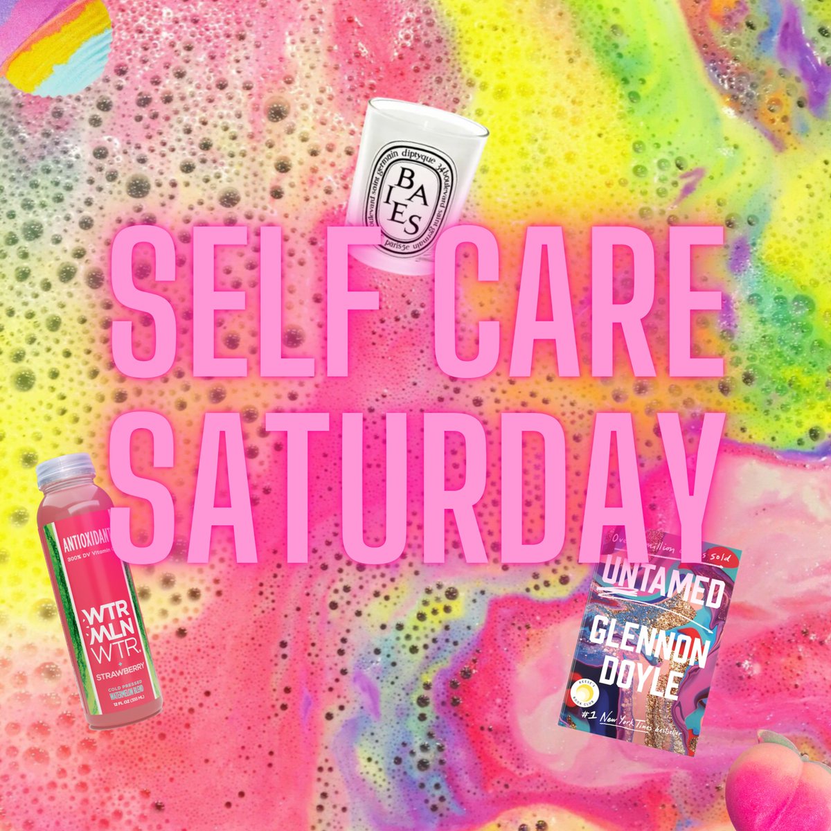 start running the tub and grab a bougie candle..it's a self-care kinda saturday. grab your favorite blend, book, and bath bomb to soak as long as your little heart desires 🛁  #bubblebathday