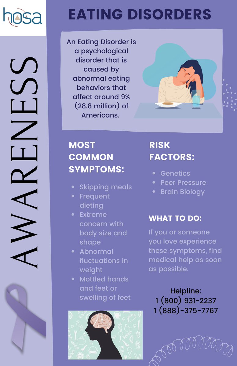 Welcome to our page! We are students working on spreading awareness and educating others about eating disorders. Please share and retweet this to spread the message about eating disorders and support our cause! #EDawareness #Eatingdisorders #caturday #HeresToTheFuture #Awareness