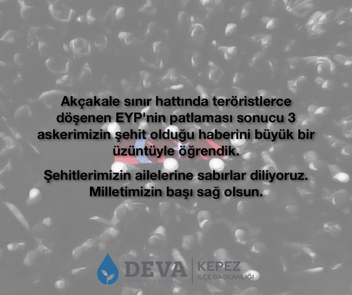 Deva Partisi Kepez İlçe Başkanlığı (@devakepez07) on Twitter photo 