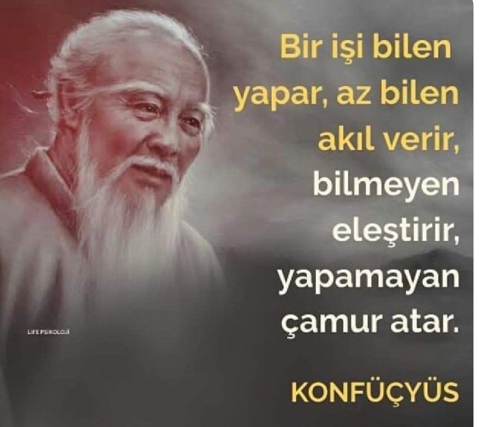 KONFÜÇYÜS demiş ki 👇