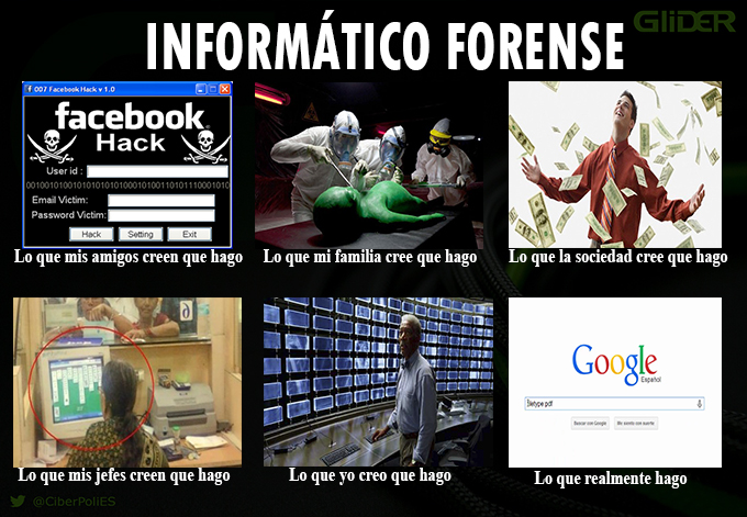 CiberPoliES's tweet photo. La vida de un Informático Forense #CiberHumor https://t.co/RSXpXFBmdI