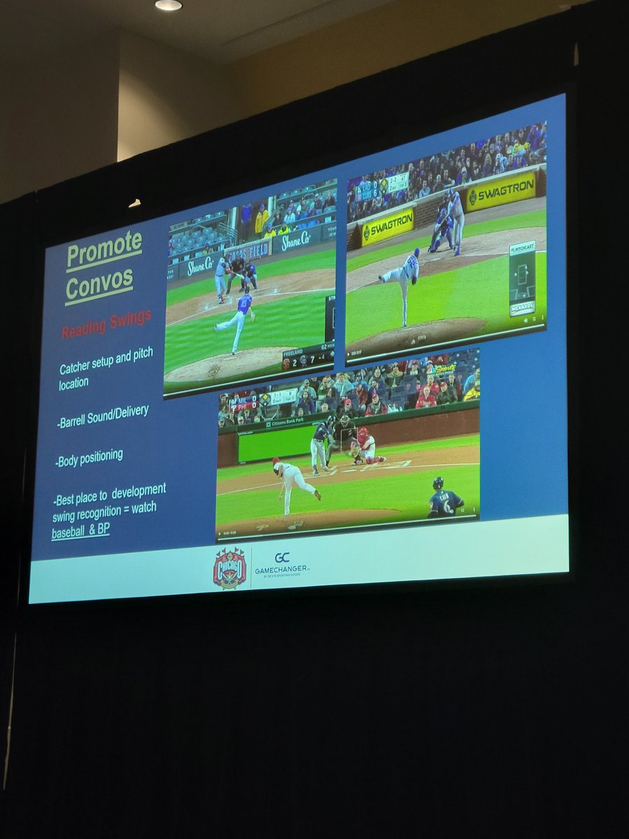 CoachPla1's tweet photo. Got a chance to watch @Webgems24 on the Youth Stage in person at the @ABCA1945 Convention. He did an amazing job on outfield play. From #outfieldchatter to the stage. Love to see it. Proud of you big dog! Content was fire. #brotherhood https://t.co/QujWZjk4SV