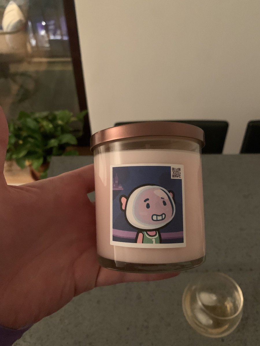 monstermobnft's tweet photo. The mob would like to welcome back https://t.co/7myuLg9Dc7 who offers custom candles with your very own monster on them! These candles feature QR codes to your unique monster as well and can accommodate your Monsters favorite scents as well! They even accept your favorite cryptos https://t.co/nc9SypIla7
