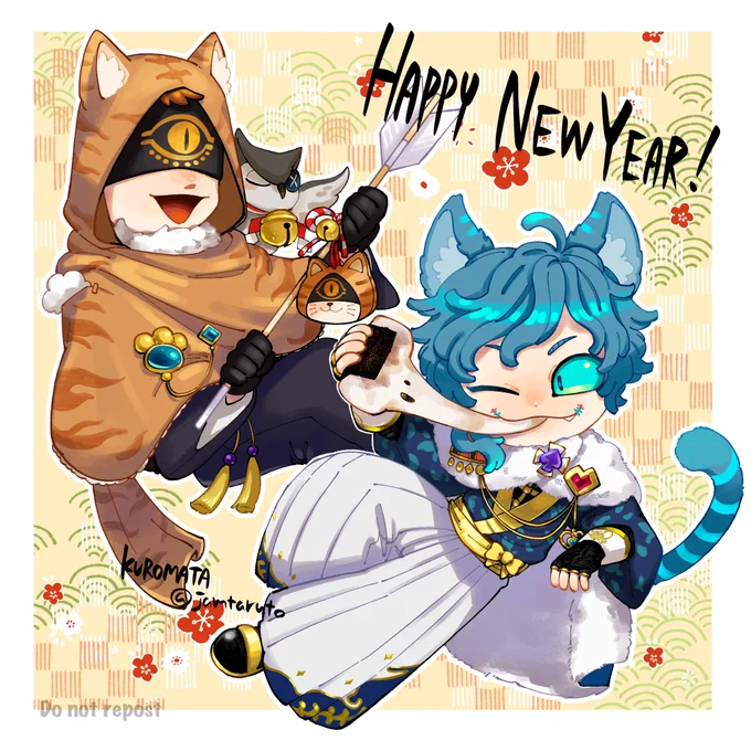 遅ればせながら描き初め
今年もどうぞ宜しくお願いします!🎍🐯

#第五人格  #第五人格イラスト 
傭兵 占い師 