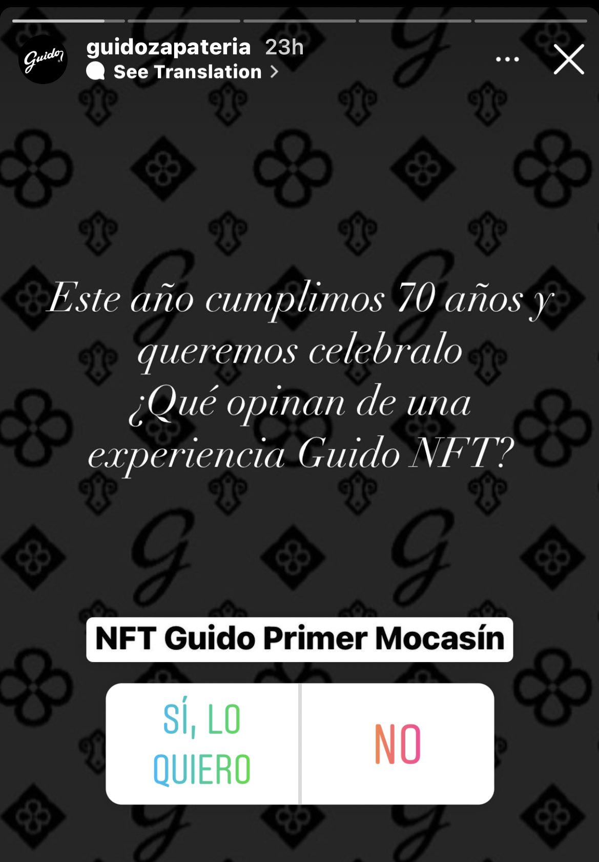 Olivia Goldschmidt on Twitter: mocasines Guido lanzan NFTs. Si había límite este, de una clásica de Recoleta. Amo que vayan por más, pero por las dudas voy a