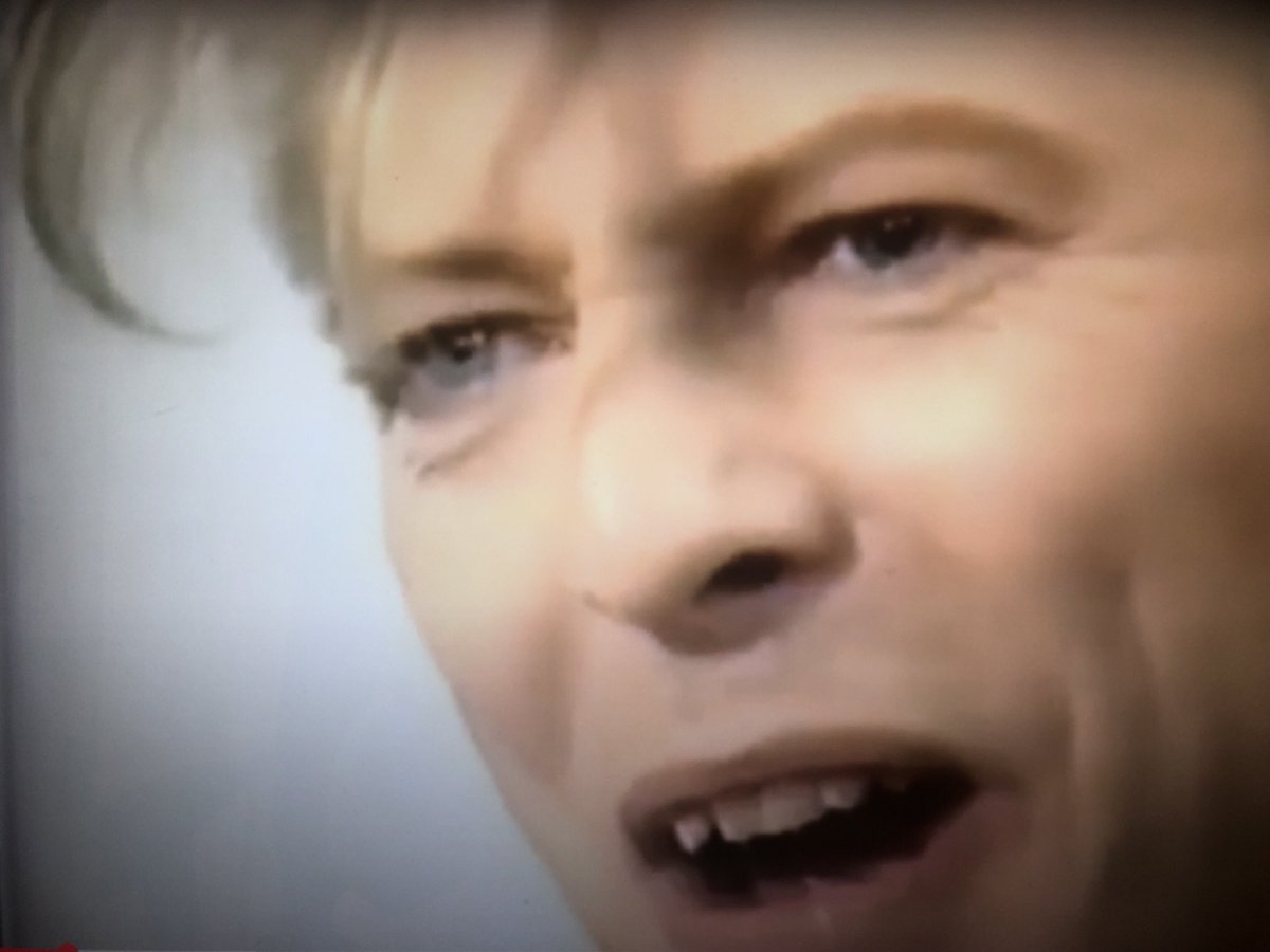 IsabelRavents's tweet photo. #Bowie75 Always Inspiring.  Remembering today when I interviewed #DavidBowie in Madrid for @rtve “Informe Semanal” &amp; “Documentos TV.” Let’s Dance! ⁦@DavidBowieReal⁩ ⁦@CIMAcineastas⁩ ⁦⁦@GeenaDavisOrg⁩  ⁦@DiegoAManrique⁩ https://t.co/G0oIlRfQlE