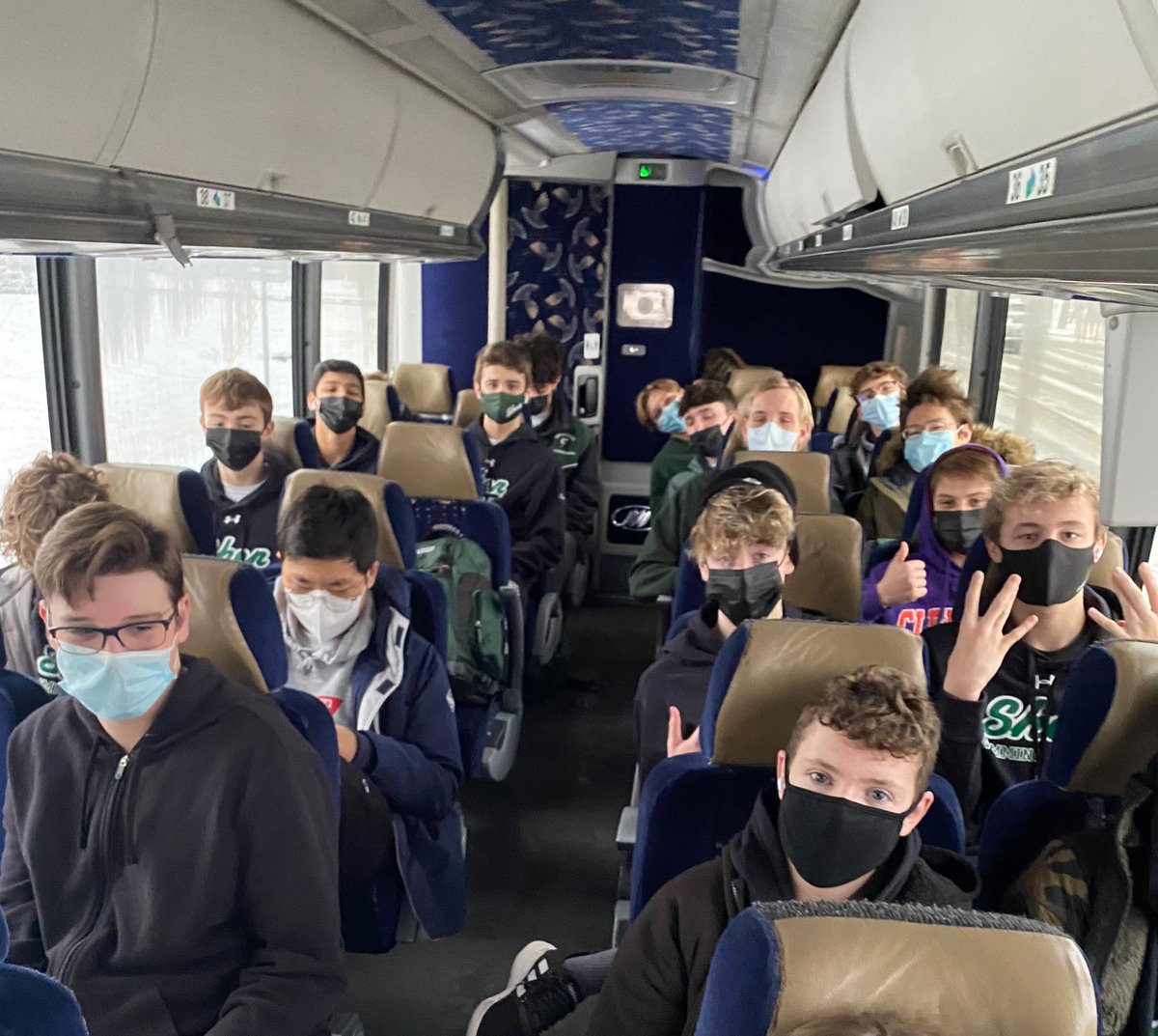 ShenSwimDive's tweet photo. The Robe stylin, Wade bus ridin, swimming and diving son of a guns!  Despite zero wins in any individual event or relay, the TEAM did a great job the past two days to win the Watkins Glen Invite (and the Under 18 All Valley Trophy that came with it!)#teamfirst @RicFlairNatrBoy https://t.co/EOytr59jY9
