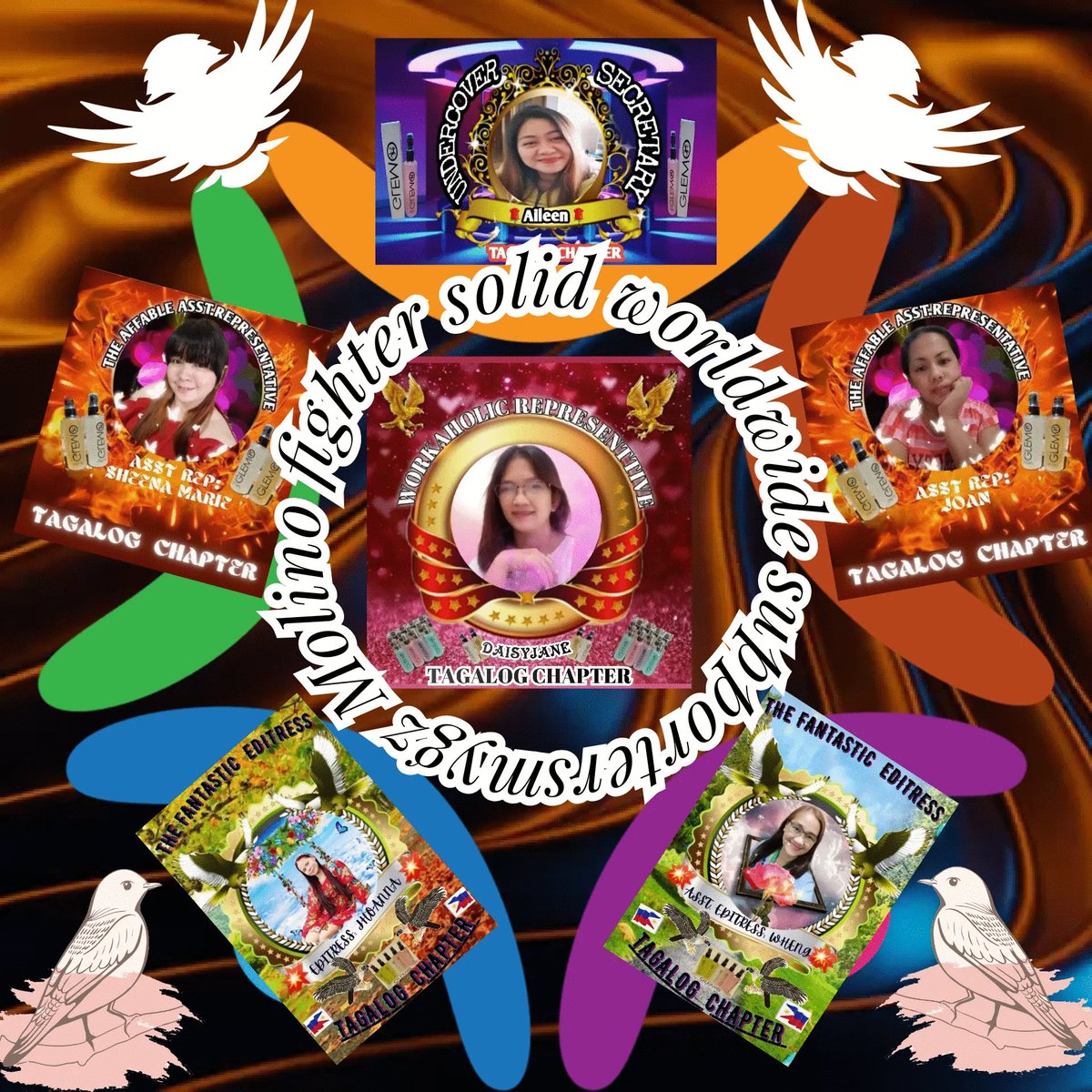 sheena061784's tweet photo. Hello Bunso solid MMFSWS Tagalog chapter Officers mo Suport u all the way We love you 

Happy Happy Lang 

MYGZ MOLINO ANG PAGBABALIK https://t.co/Xfd8eMEqx6