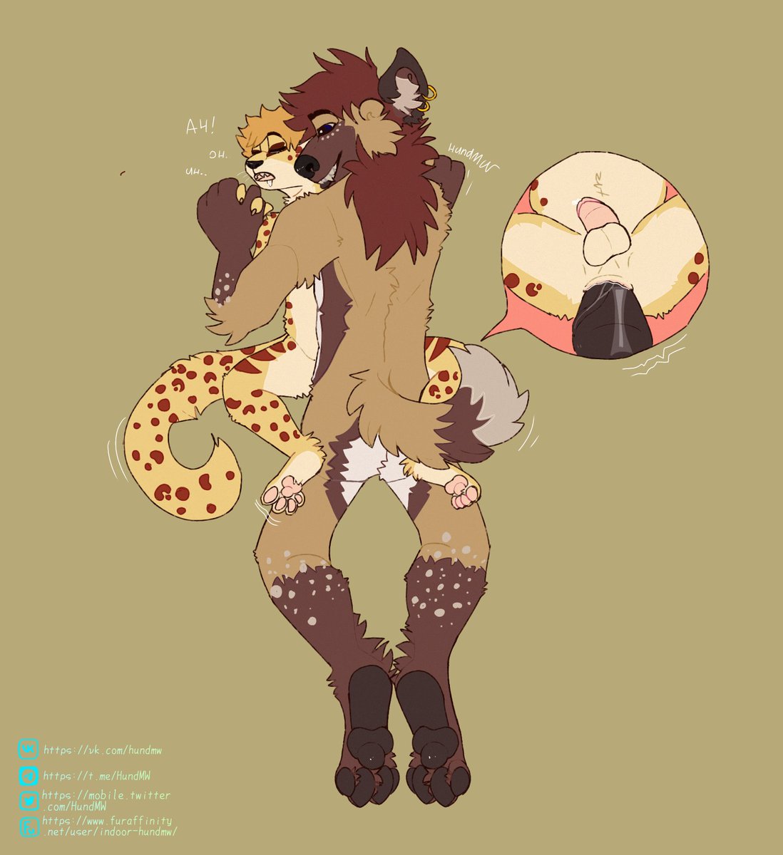 HundMW's tweet photo. ⚠️ NSFW ART⚠️

my part of the trade with cute bear @Veelzevul1 And cute guys @viccaon  
#furry #furryart #furryartist #furryartwork #Yiff #NSFW #furryYiff https://t.co/ehCJ16ipVi