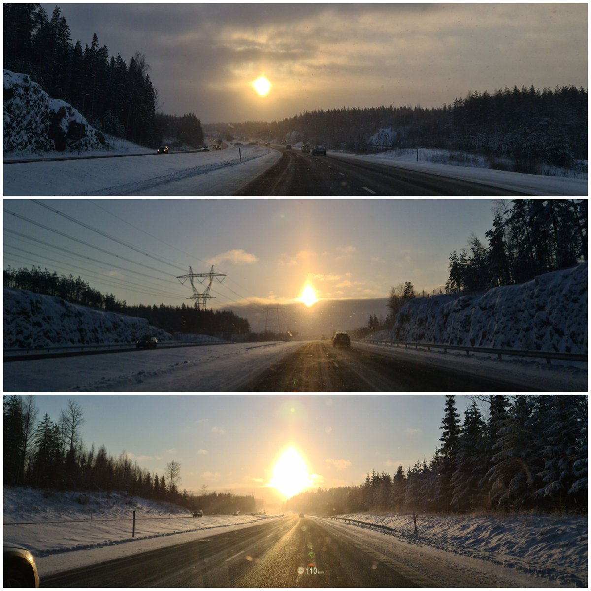 CableGuy183's tweet photo. Some winter sun action from Lahti to Helsinki, Friday 5.1.2022 -10°C  #lahti #luhta #4tie https://t.co/X5xzVJ3CEi