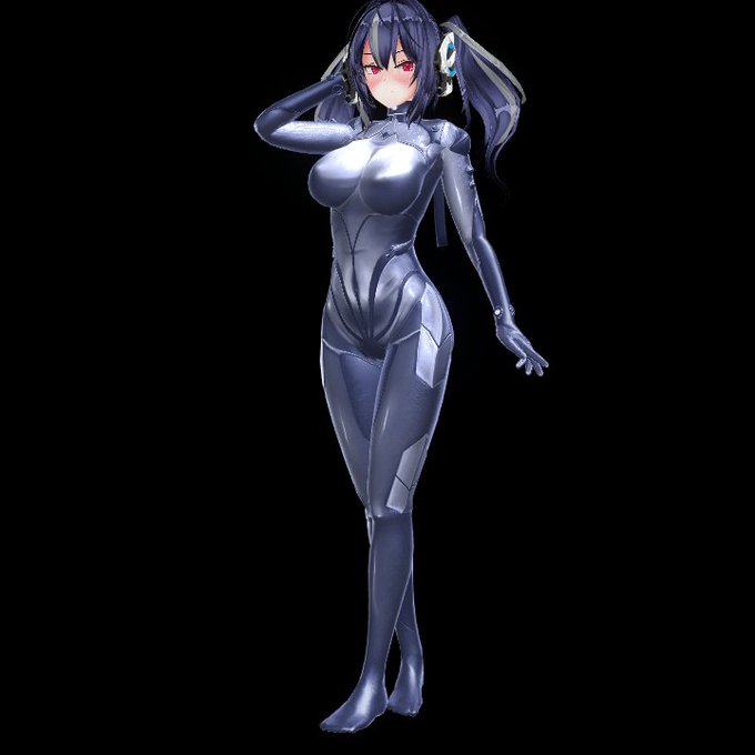 とてもスク水生地風とは思えない 