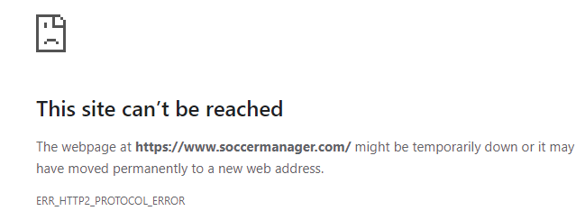 Jon11473's tweet photo. @BaloncestoVisi1 @SoccerManager Oh right, very weird. I just get this message all the time and have done for the last 4 or 5 days. Hope you get 'keyboard warrior' problem sorted out https://t.co/QYCguMOqtw