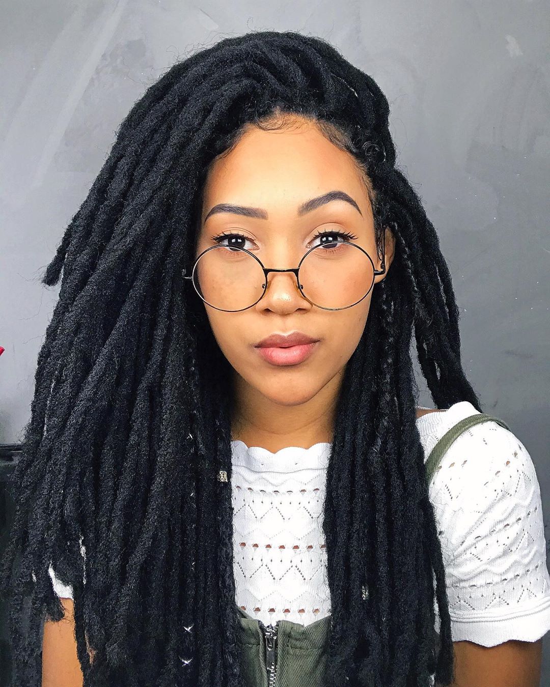 Quick and easy date night loc style. Half up half down weave on locs.... |  TikTok