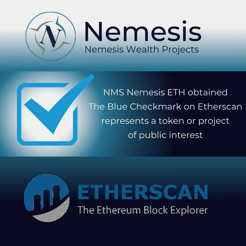NemesisToken's tweet photo. Token or project of public interest?
NMS Nemesis ETH obtained 
The Blue Checkmark on Etherscan

https://t.co/NGOoJXzCgd

https://t.co/1WosSklSsY

🦄 Uniswap: 0x77252494C25444F8598A0c74Ffc90ADc535291a9

https://t.co/8iVHLbHZML

@etherscan @VitalikButerin @Uniswap https://t.co/zmhvzjzb92