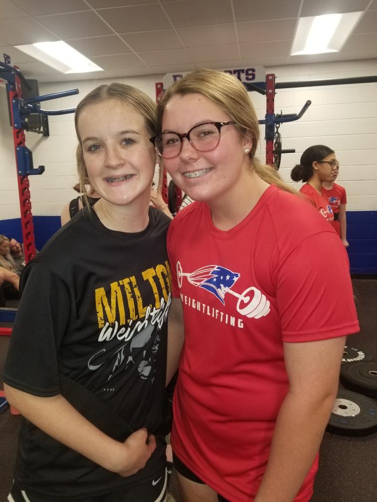AbbyMcLean2025's tweet photo. I placed 3rd this week in my division for weightlifting. One of my best friends attends the rival school but I was so glad to share this experience with her. #makingaimpact #outworkeveryone @IGNational2025 @BrenttEads @Jazz_Vesely https://t.co/RZDMddVG4N