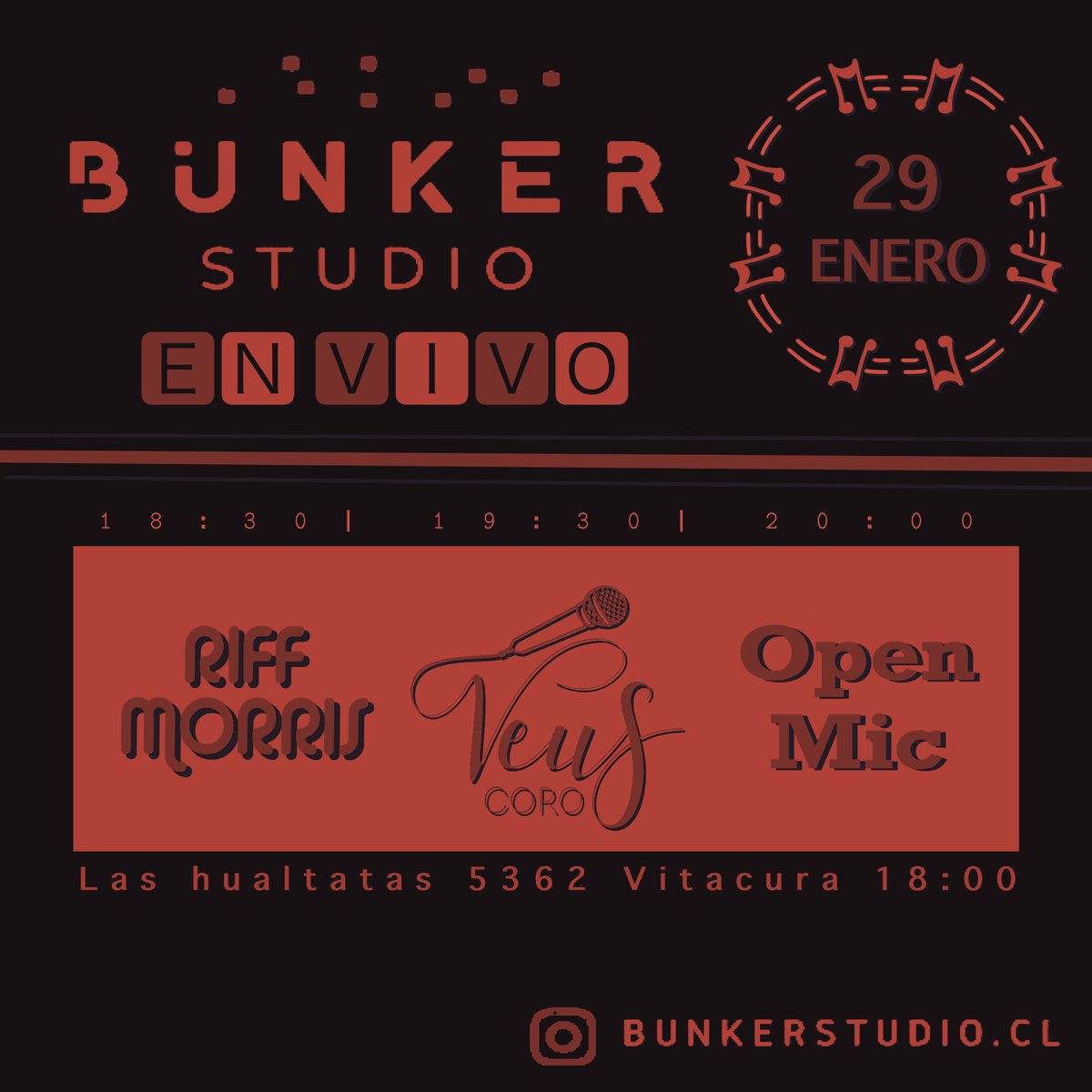 RiffMorris's tweet photo. Este 29 de enero nos volvemos a encontrar en Santiago. Luego de 3 años!!! https://t.co/OrU49miDxD