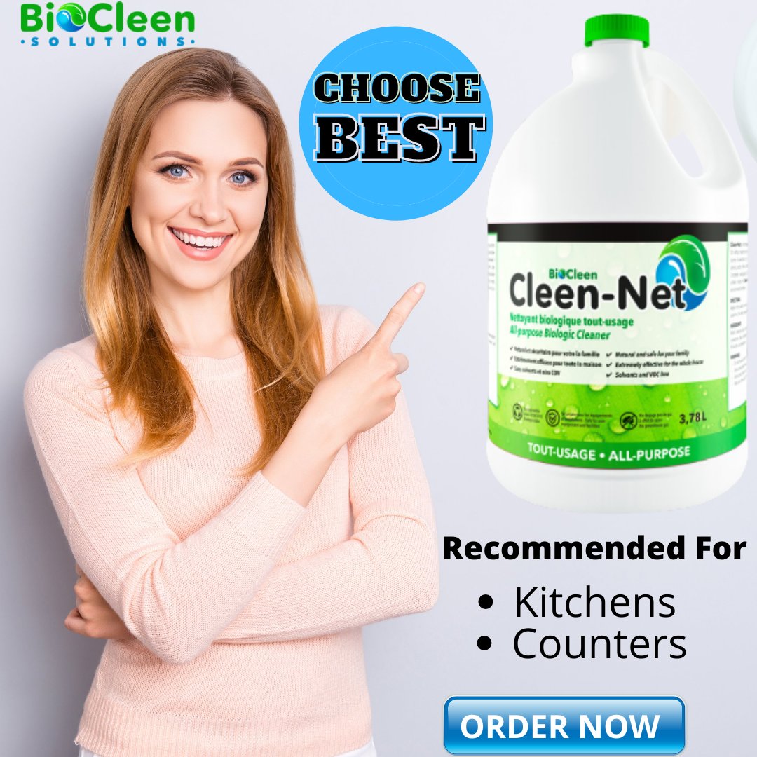 Biocleensoluti1's tweet photo. Choose best for your kitchen and counters cleaning. 
Cleen-Net is an organic, multi-purpose, enzyme-based cleaner that deep cleans and removes dirt without impacting the cleaned surface
#bioclean #biocleensolutions  #kitchencleaner
#tapcleaner #bathroomcleaning  #organiccleaning https://t.co/PFpV8EStRb
