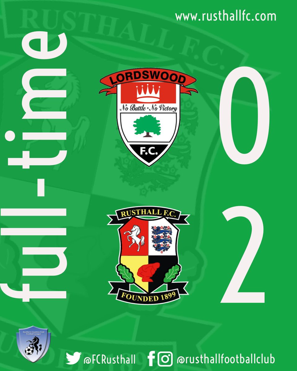FCRusthall's tweet photo. All the points claimed from a valuable victory on the road! ๐
#RusthallFC ๐ขโช๏ธ https://t.co/bUTdA5jvyK
