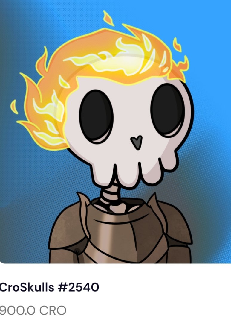 tantoffb's tweet photo. 300 cro 🔥🔥🔥
Grab it on #ebisusbay
#croskulls https://t.co/4lGbMZcHJk