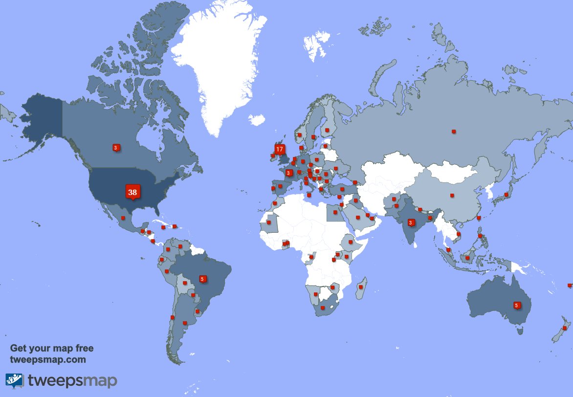I have 2 new followers from UK., and more last week. See tweepsmap.com/!lucygoldenhea…
