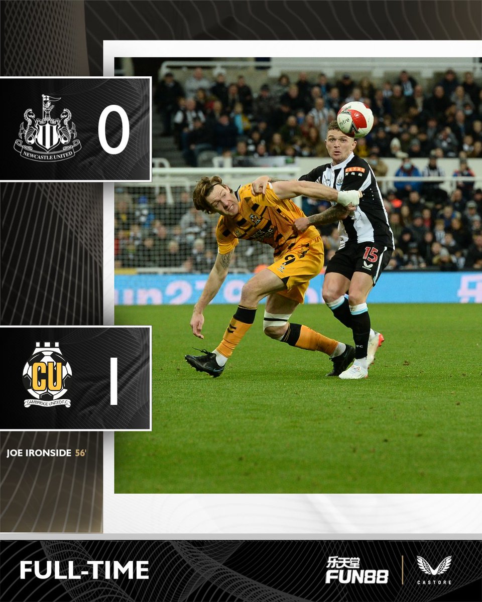 SobrePLBR's tweet photo. O grande CU eliminou o Newcastle na FA cup! O time bilionário está doido para jogar a Championship. 👀 https://t.co/0MmieItRc6