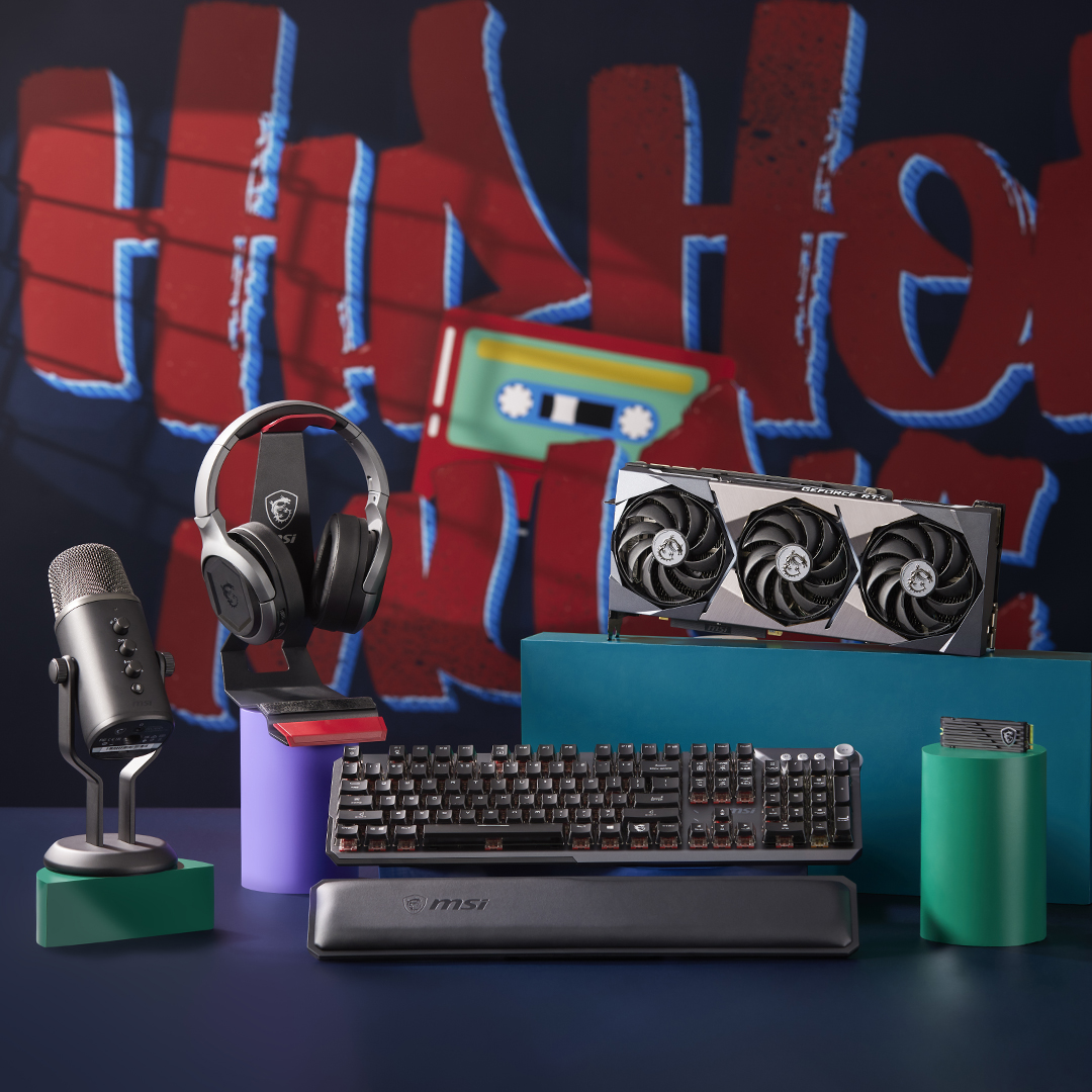 msiUSA's tweet photo. Here are some new gaming buddies for you to play with. 😎😎

💥Graphics Card _ SUPRIM X
💥Headset _ IMMERSE GH50 WIRELESS
💥Keyboard _ VIGOR GK71 SONIC
💥Mouse _ CLUTCH GM41 LIGHTWEIGHT WIRELESS
💥Mic _ IMMERSE GV60

#MSIVERSE #CES2022 #TechMeetsAesthetic https://t.co/2abcO6ChzK