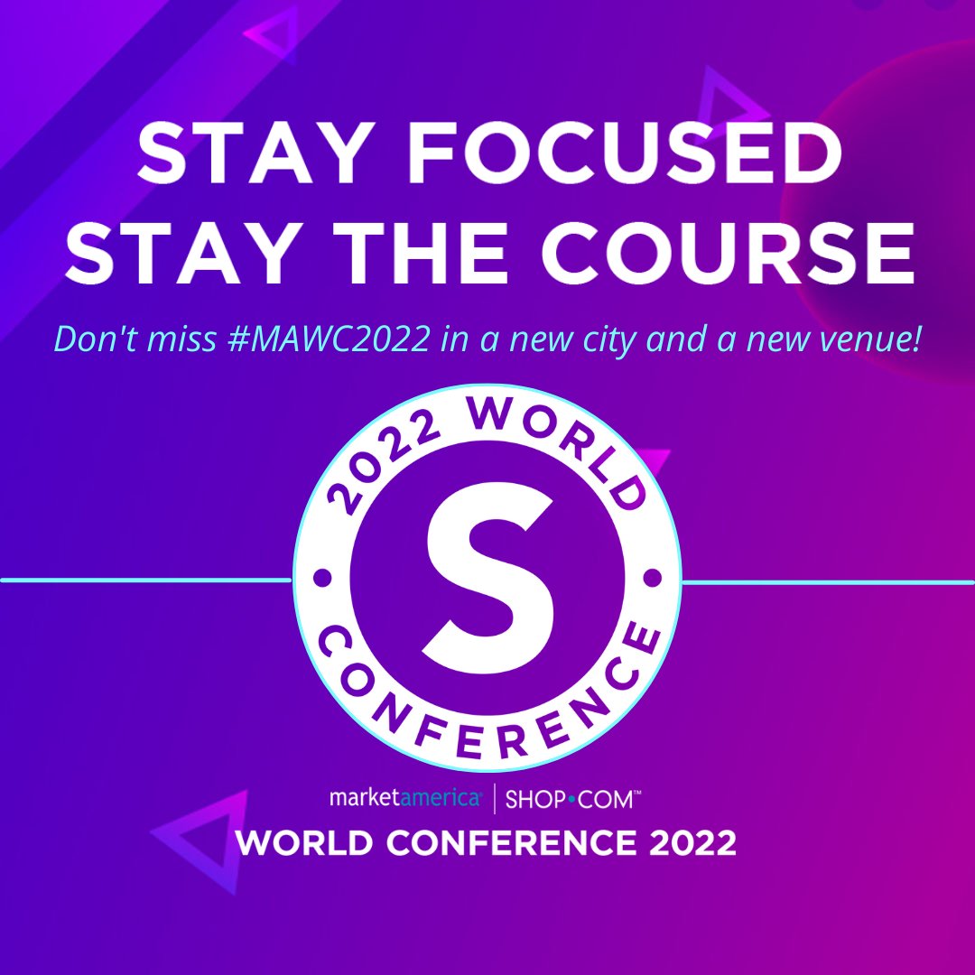 MarketAmerica's tweet photo. We dedicate #MAWC2022 to Dennis, at which we will honor his legacy by providing you the business tools to Stay Focused and Stay the Course.
https://t.co/kvTYvRO4YJ
#StayFocusedStaytheCourse #StaytheCourse #DennisFranks #UnFranchiseOwner https://t.co/da7YTeeC1f