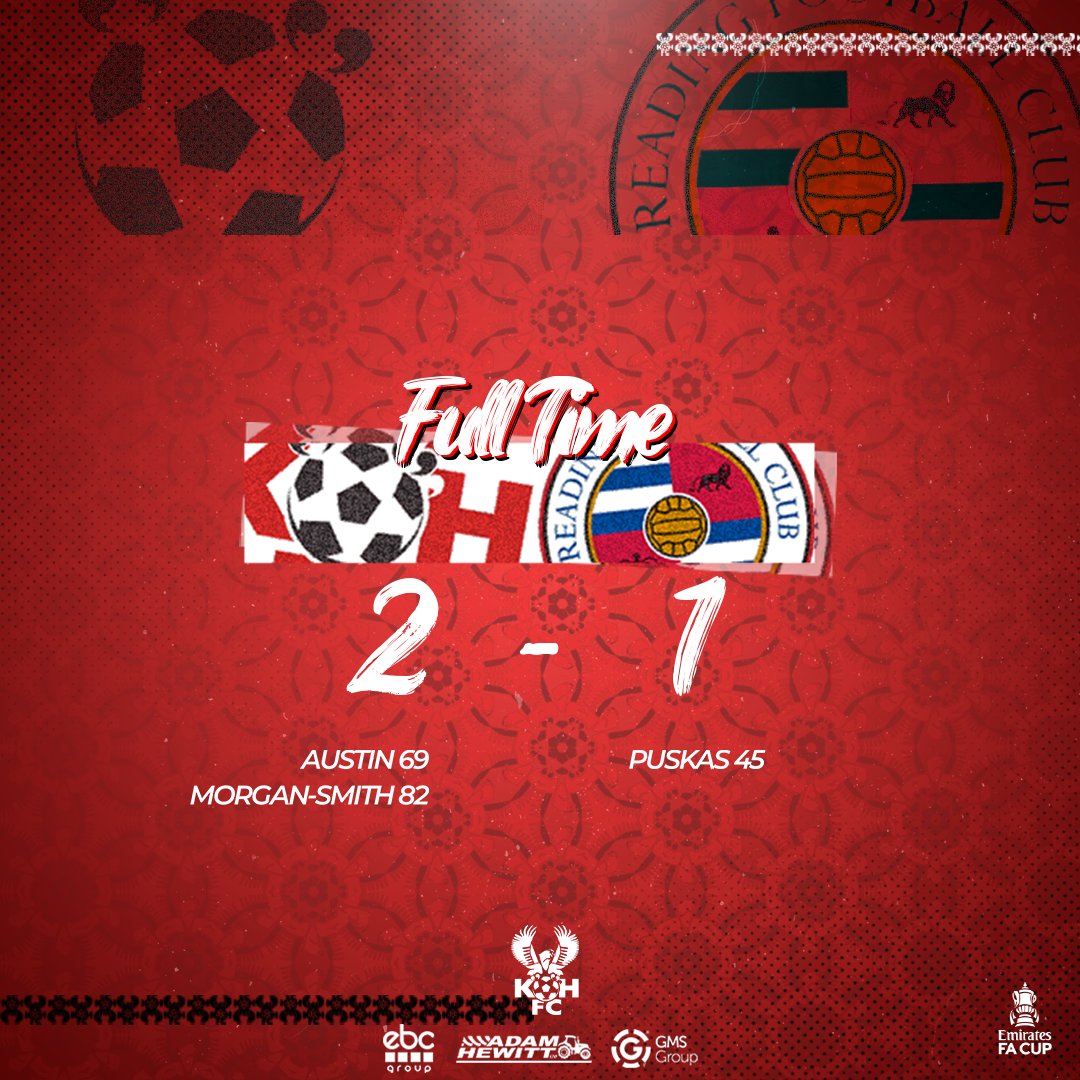 khfcofficial's tweet image. WE'VE DONE IT!!!!

79 place difference. What an UPSET!!!!

❤🦅 #Harriers #COYR