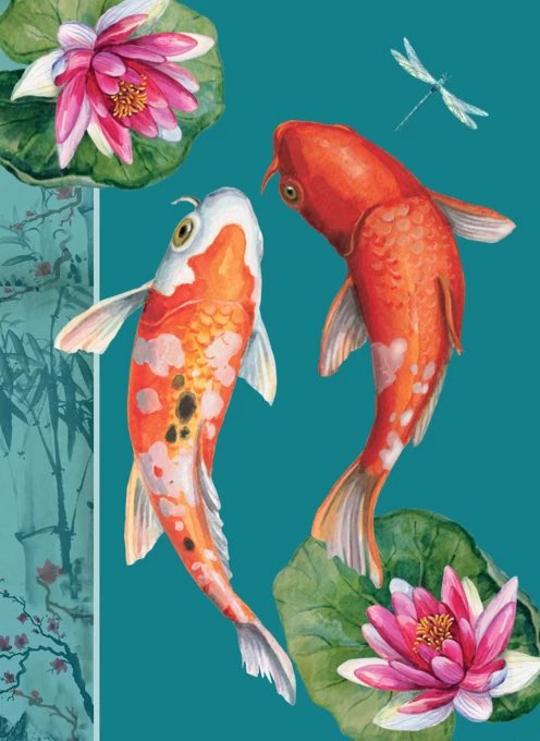 Claypop2's tweet photo. Koi fish earrings are on sale 🌊 https://t.co/YOe9TluSdX