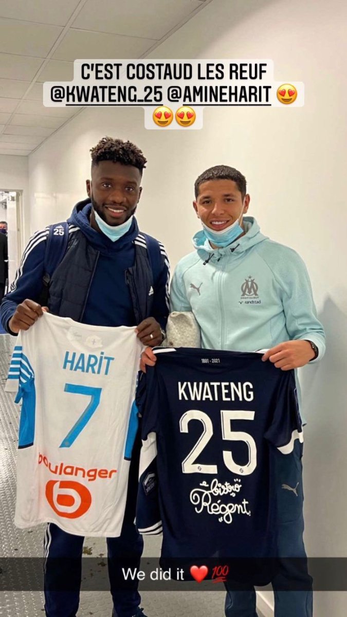Footballogue's tweet image. [#L1🇫🇷] La très belle histoire d'amitié entre Amine Harit et Enock Kwateng derrière cette photo qui en a dérangé certains hier. 🤜🤛

(@e_kwateng)