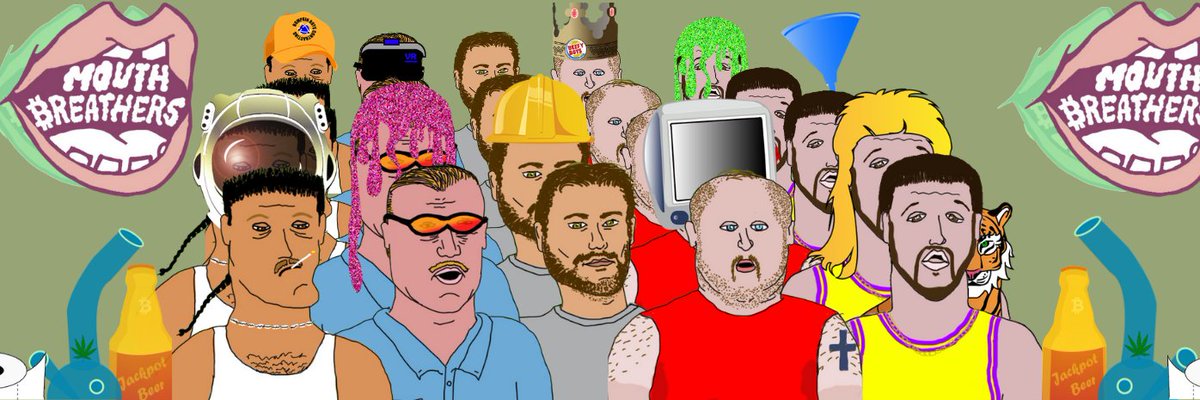 ApeHunterClub's tweet photo. Good Day Scammers, Spammers, Liars &amp; Cheaters! To all different "promotors" in the #NFT space! We cannot wait to EXPLOIT u w/ our #NFTCommunity &amp; through our satire animated series @_MouthBreathers! #NFTartists unite! We will be the 1-stop DAO to unload on the bastards of #crypto https://t.co/wc5fdU25Co