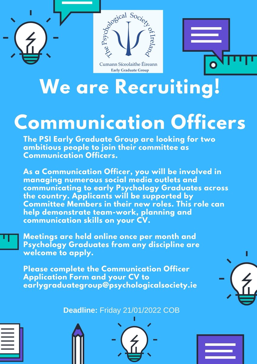 PSI Early Graduate Group tweet media