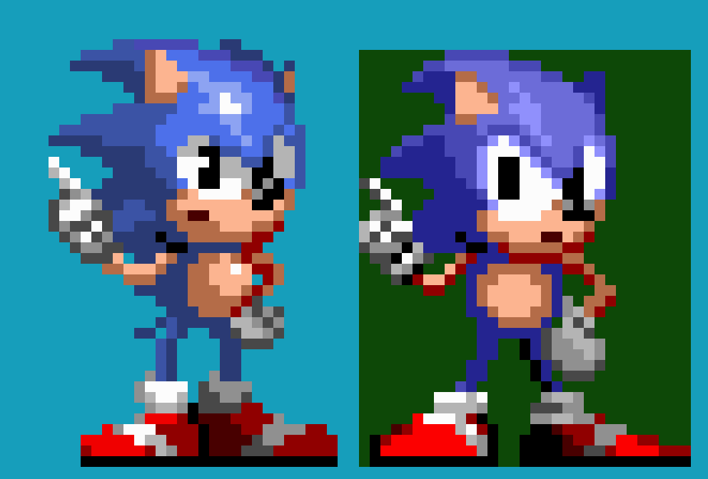 AudioReam on X: I have done one of Sonic's 'I'm Outer Here' Sprites from  the 0.02 Sonic CD Prototype as a Sonic 1 styled Sprite.   / X