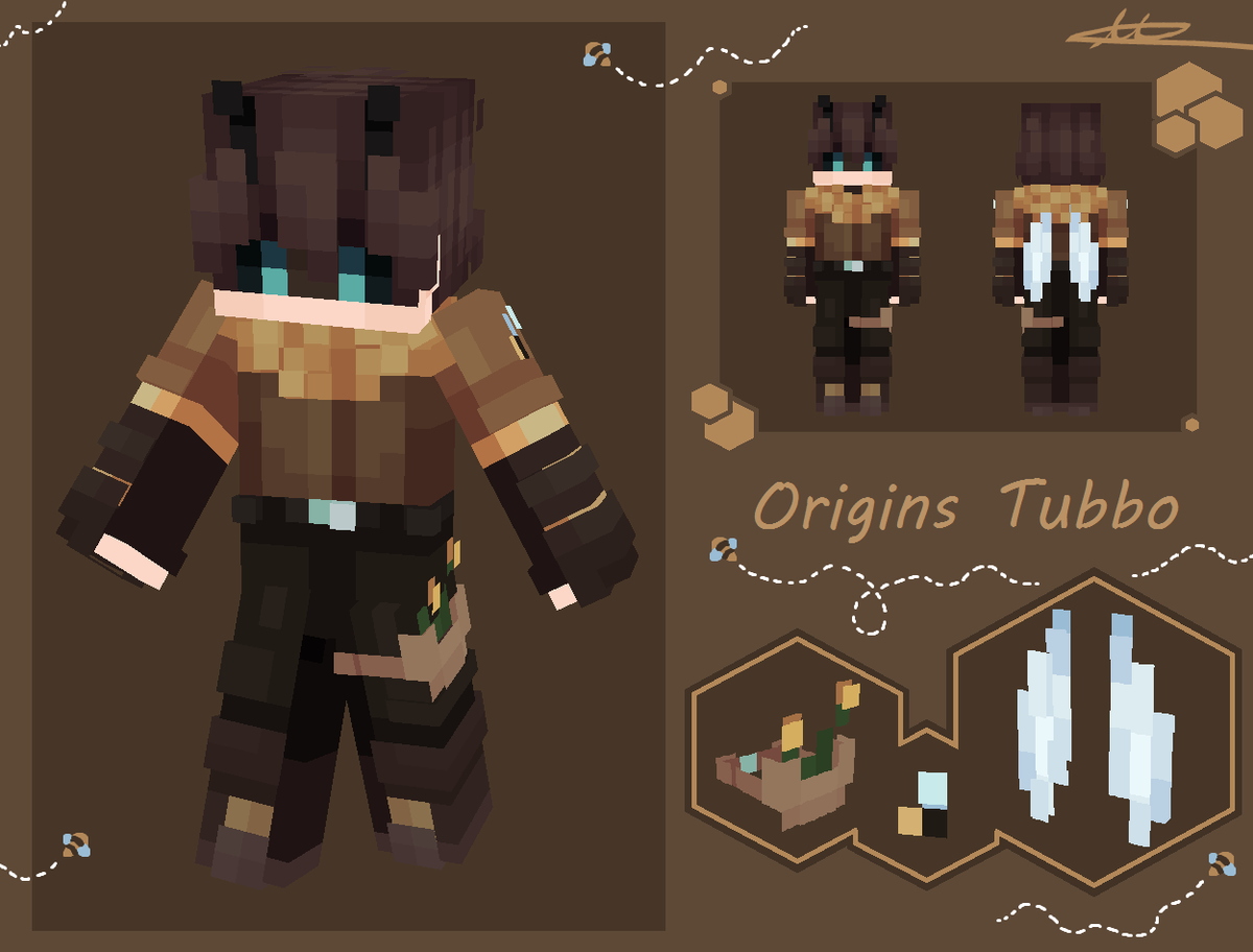 Lore Updates ! on X: Tubbo changed his skin!!!!!   / X