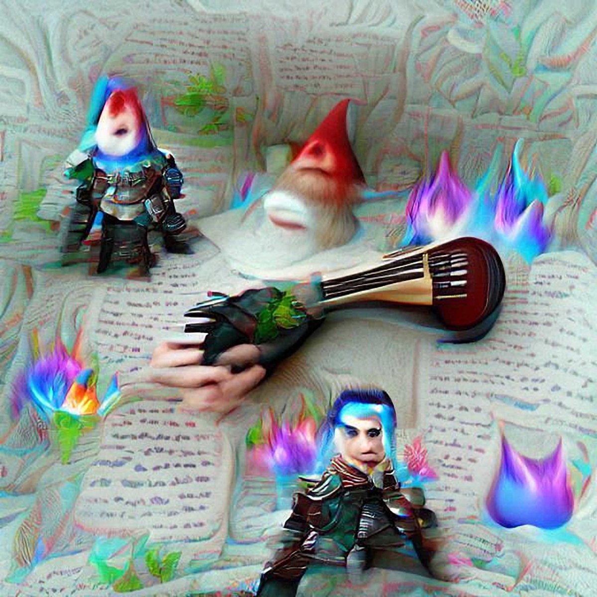 AyeEyeNFT's tweet photo. "Not human words, I’m Abaddon Pan, I got the Universe in the palm of my hand, my dues paid the Gnomes who changed the mode, played the melody made with a Dorian feel"

#NFTCommunity #NFTs https://t.co/ULdm9uon8x