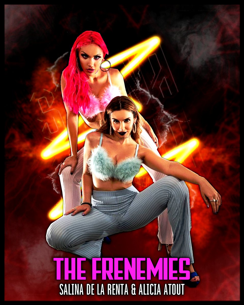 AnthlionDesigns's tweet photo. SALINA DE LA RENTA & ALICIA ATOUT - "THE FRENEMIES"
(@salinadelarenta & @AliciaAtout - #Frenemies)
#thefrenemies #fanart #mlw #prowrestling #wrestling #interviewqueen #labruja #salinadelarenta #aliciaatout https://t.co/VaOgQfxAb9
