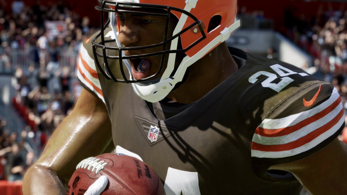 RETWEET this plus FOLLOW @soden_bowl and <a href="/MUTGuru/">Mike McFadden</a>, for a chance to score this Beckett certified, @NickChubb21 SIGNED JERSEY! ✍️ 

Last Gameday Giveaway of the season. Win, Lose, Draw, WINNER ANNOUNCED NEXT WEEK! 

#NFL #Browns