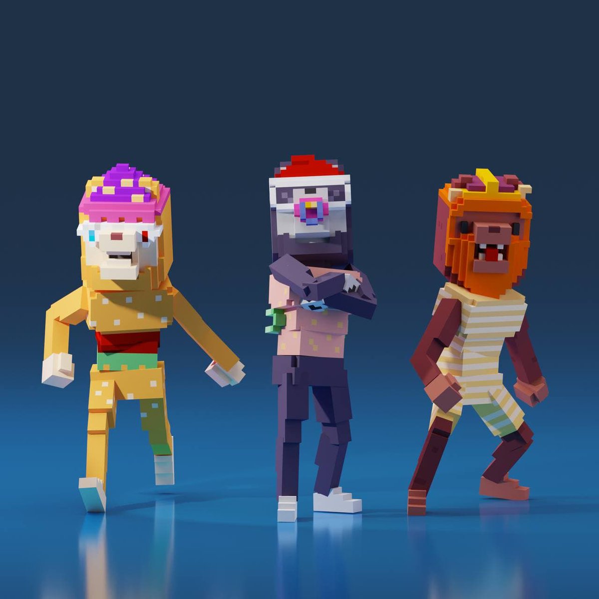ALPACADABRAZ's tweet photo. 1/2 Announcing our Biped Avatars that will be playable as Sandbox avatars as long you own your Genesis Alpaca! 🥳

These will be playable on the entire Sandbox and they have the same traits and look of your genesis Alpaca.

#ALPACADABRAZ https://t.co/9xnA4RgZN3