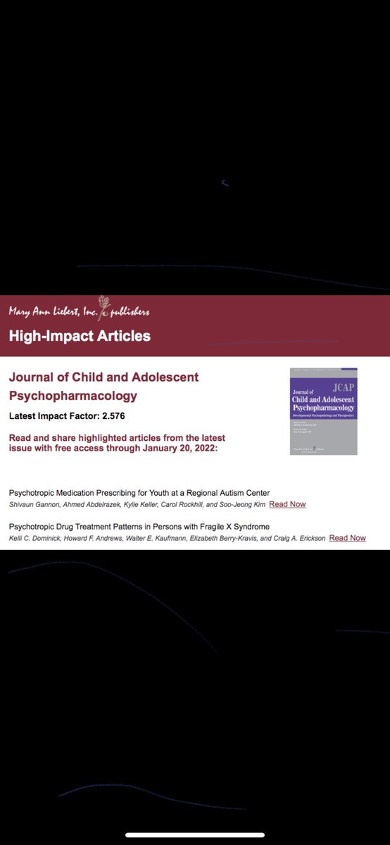 DrKelliD's tweet photo. Really excited to see our work in my inbox this week! #FXS #FORWARD #FXCRC @CincyChildrens FXS center https://t.co/6J3QvfCGvH https://t.co/JRIQjqupuJ