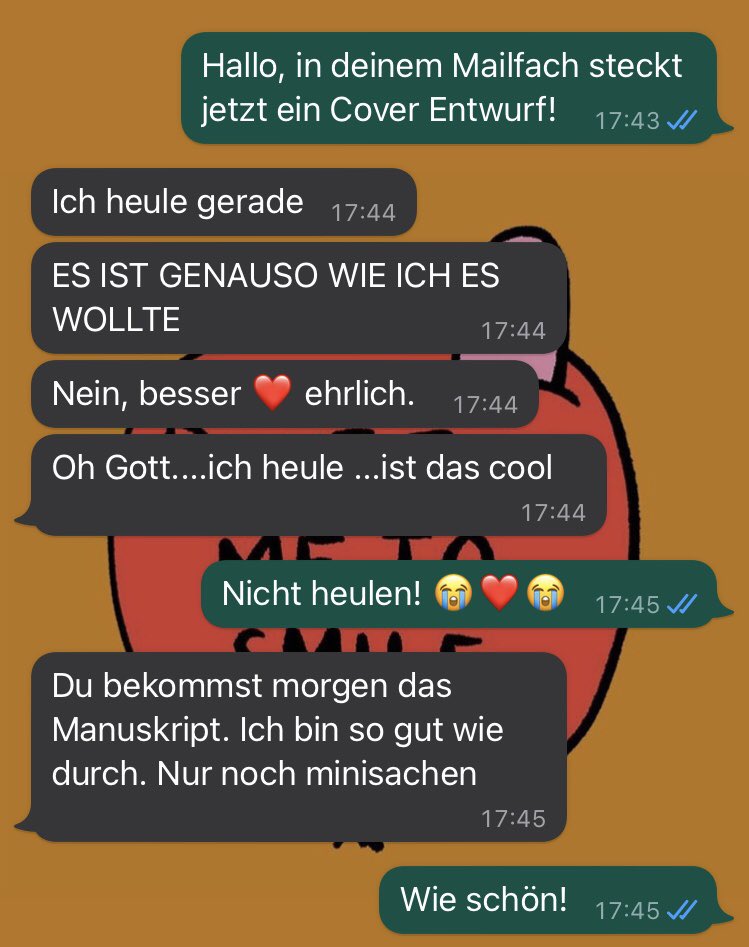 briboverlag's tweet photo. Was das Team heute gemacht hat: Eine Autorin sehr happy. Freut euch auf neue Bücher im Jahr 2022! https://t.co/PlRHCH94KH