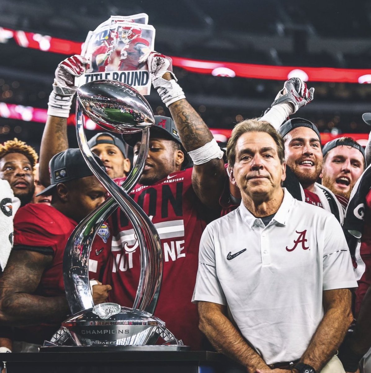 recruiting_bama's tweet photo. How it started     Vs     How it’s going      
                            
@300_Sh0wtime @AdamWeil22 @Greg_Byrne @AlabamaFTBL
#CrimsonCrane #🥋 #itsamovement #MrMiyagi https://t.co/PEKG5lTptw