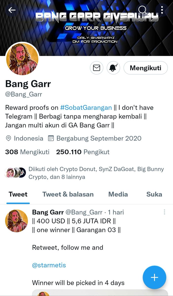 DanoYusman's tweet photo. @Bang_Garr @StarMetis Done bang🙏🏻 https://t.co/R5mkv0qHcb