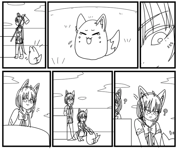 線画(だけは)楽しーーー!!✨ 