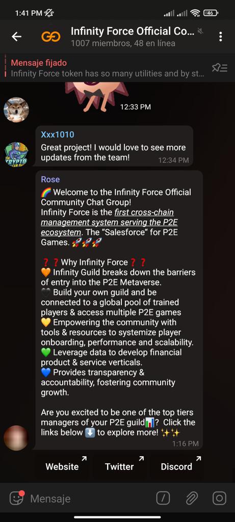 SoyAnuar's tweet photo. @InfinityForce_ #infinityforce_x #PlayToEarn
Tg:Anuark22 https://t.co/1byzyxDjwM