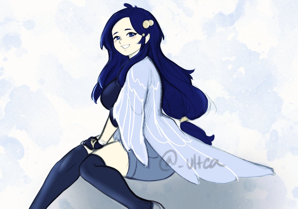 missed doodling my girl astra 🥺🥺
  #pokesona #OC