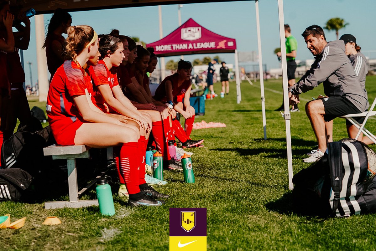 ECNLgirls's tweet photo. The difference in a match can all come down to halftime adjustments. 

Time to REFOCUS and EXECUTE. #ECNLFL https://t.co/RrYKECjlWZ