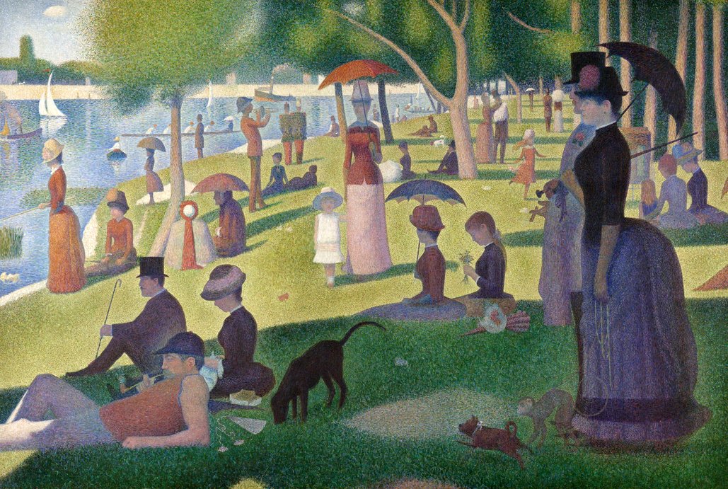 RT @impression_ists: Georges Seurat - A Sunday on La Grande Jatte https://t.co/4G7giNBhzO