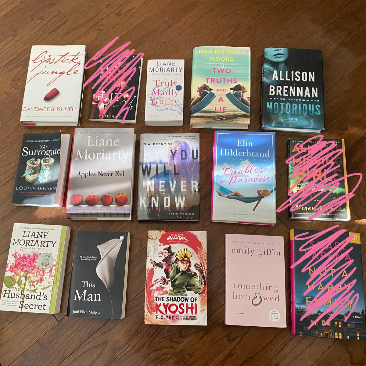 _xcpj_'s tweet photo. please help me clear my bookshelf and find a new home for these books!

they come from a smoke free household and will not have any bent pages or notes inside. 

use the code NEWYEAR for 10% off 🤍 https://t.co/nTe0j8p6sb