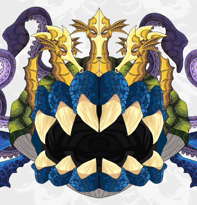 AnteriosGame's tweet photo. Finished detailing the main parts of the Hydra boss. Here we have: 1 pic of the full boss, 2 close-ups and the concept art. Around 1500 x 900!
#pixelart #ドット絵 #conceptart #indiegamedeveloper #gamedev #indiegame #indiegamedev #indiedev #gaming #retrogaming #screenshotsaturday https://t.co/bHzZOjvYmF